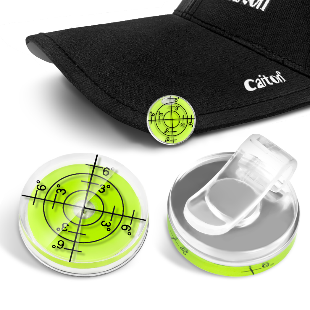 Ball Marker Set - Caiton-Clip magnético para sombrero de Golf,