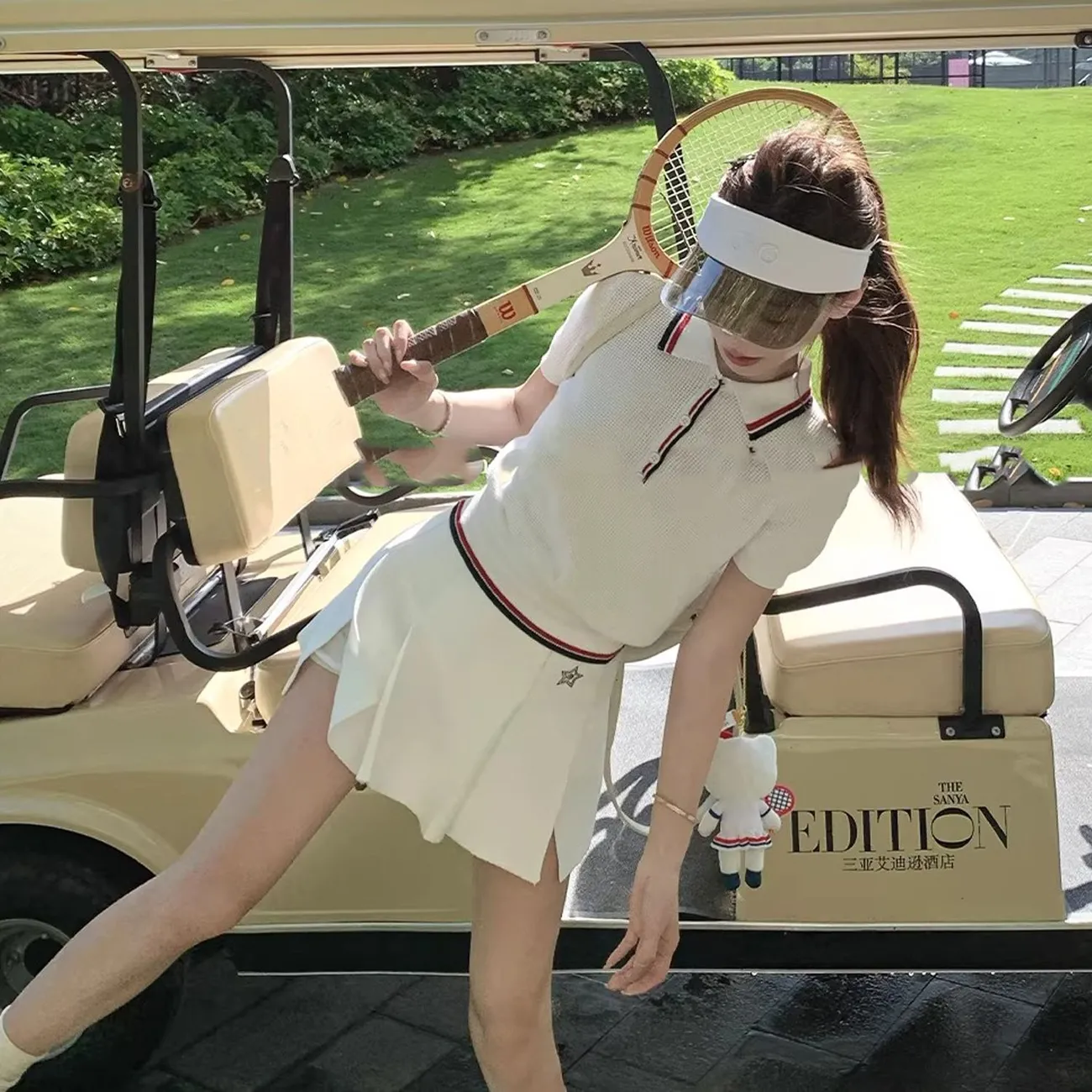 Golf Equipment Women - Conjunto de Falda y Top de