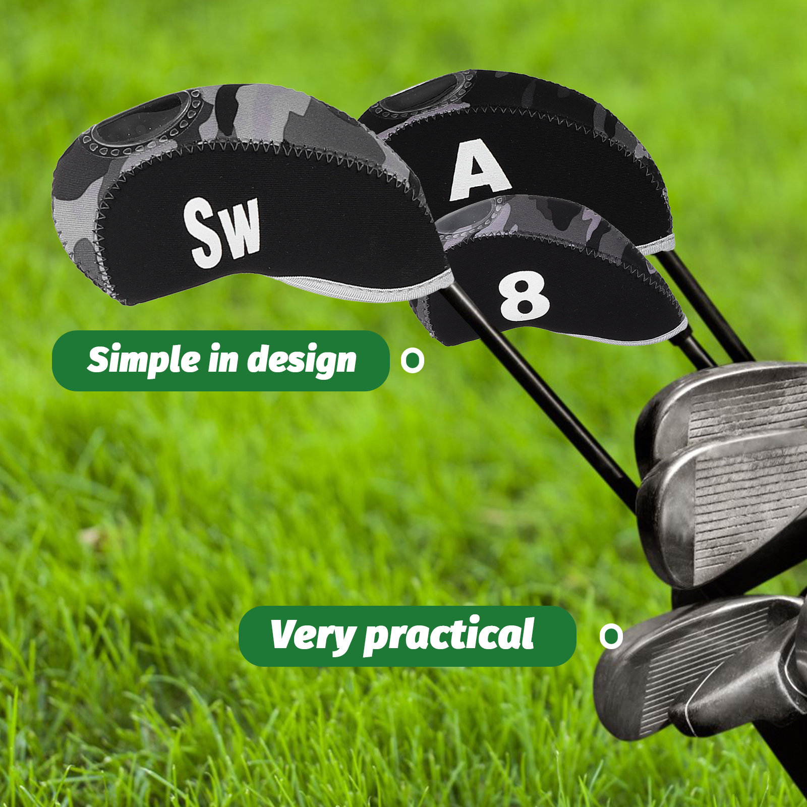 Putter Mallet Blade - 10 Fundas Protectoras para Palos de