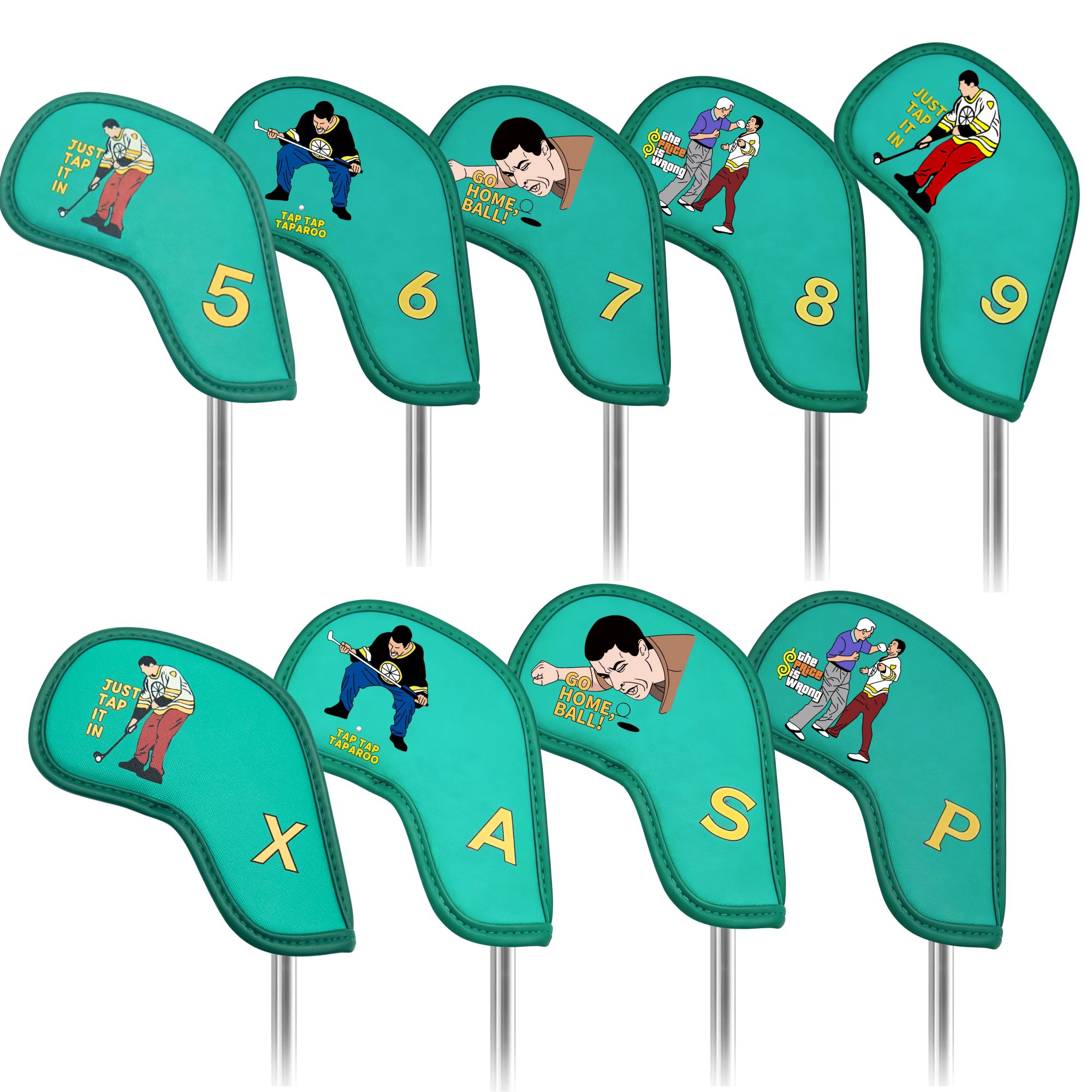 Golf Equipment Cabinet - 9 fundas para hierros de golf