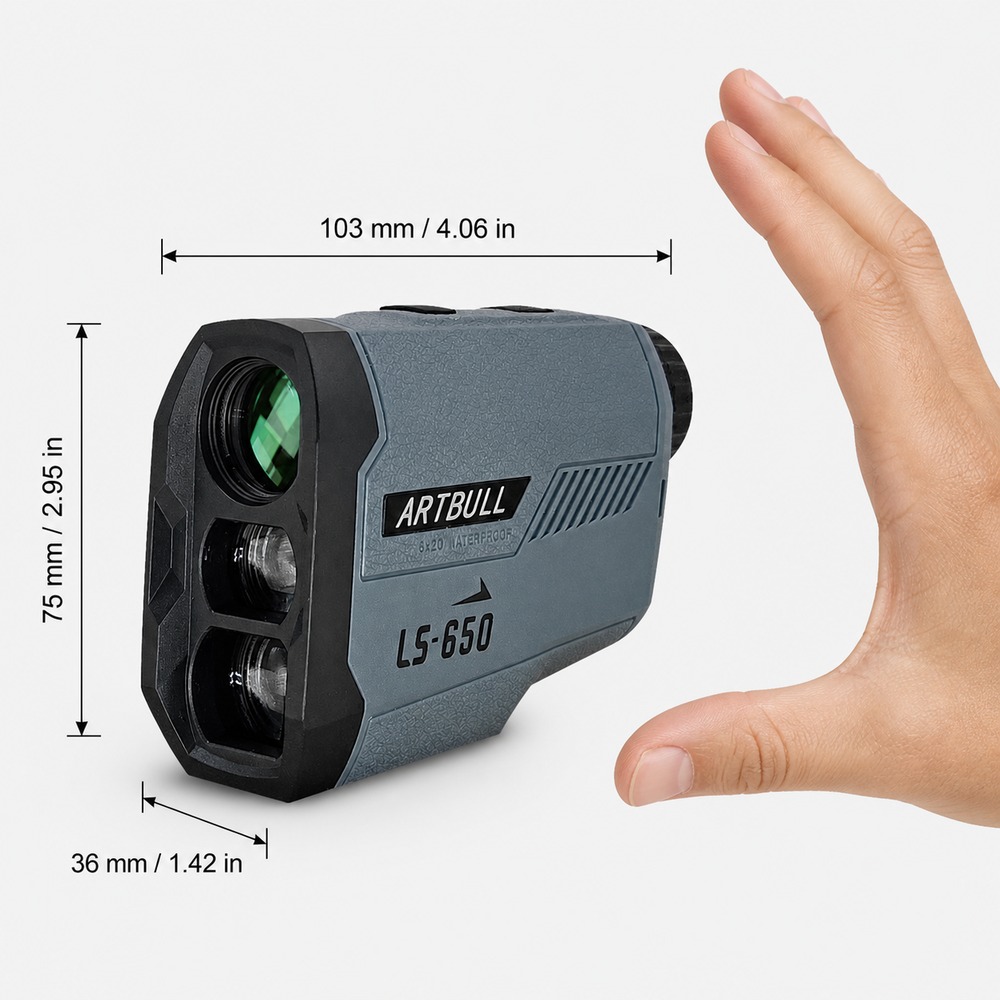 Telémetro de Golf de 650m 6X20 - Rangefinder Laser Golf reseña y precio