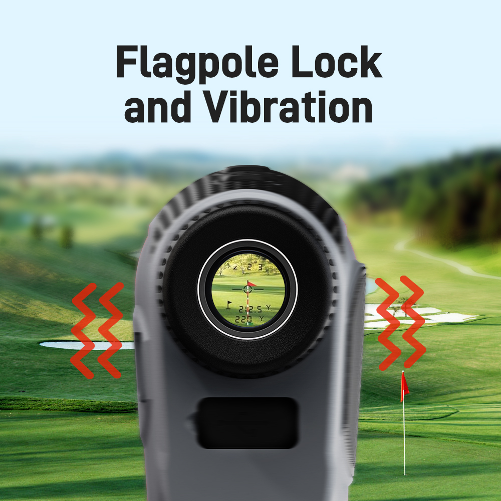 Telémetro láser de 1090 yardas - Rangefinder Laser Golf reseña y precio