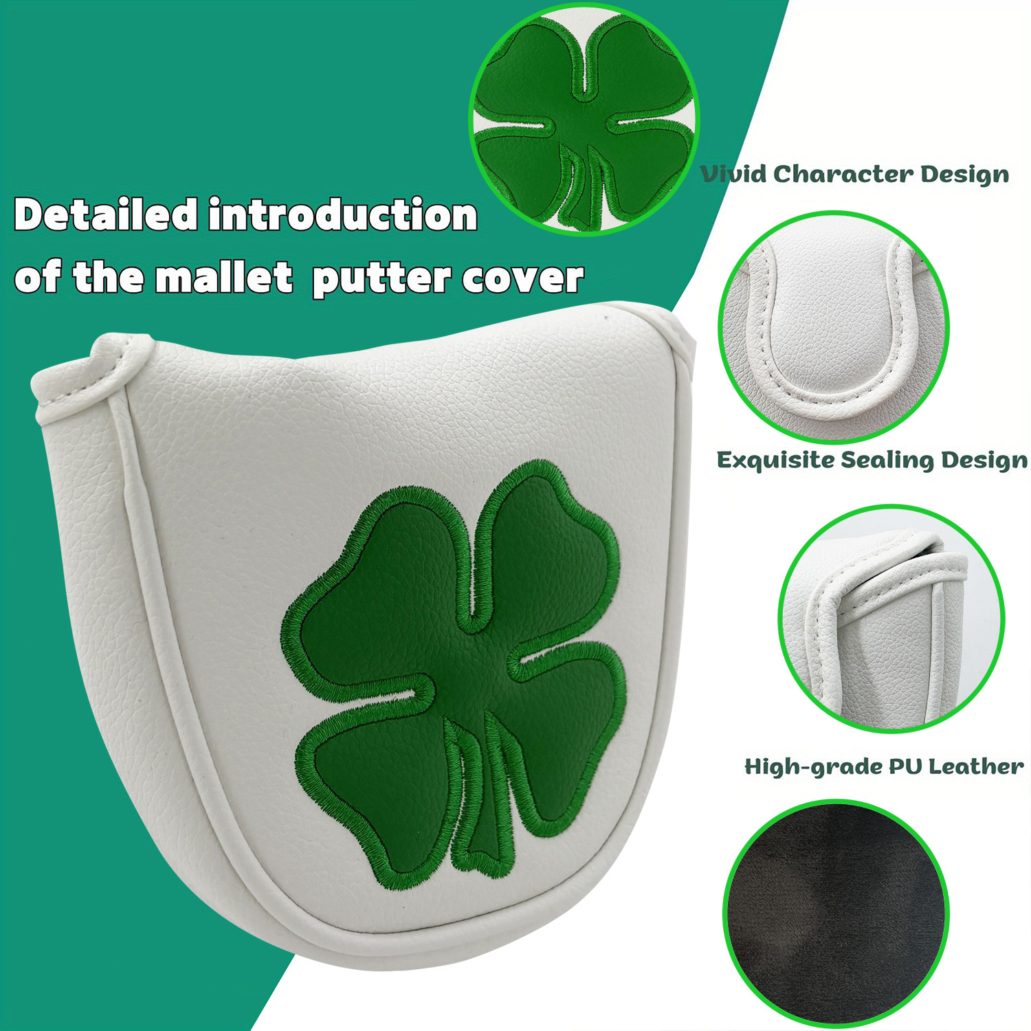 1 funda para cabeza de putter, - Golf Equipment Cabinet reseña y precio