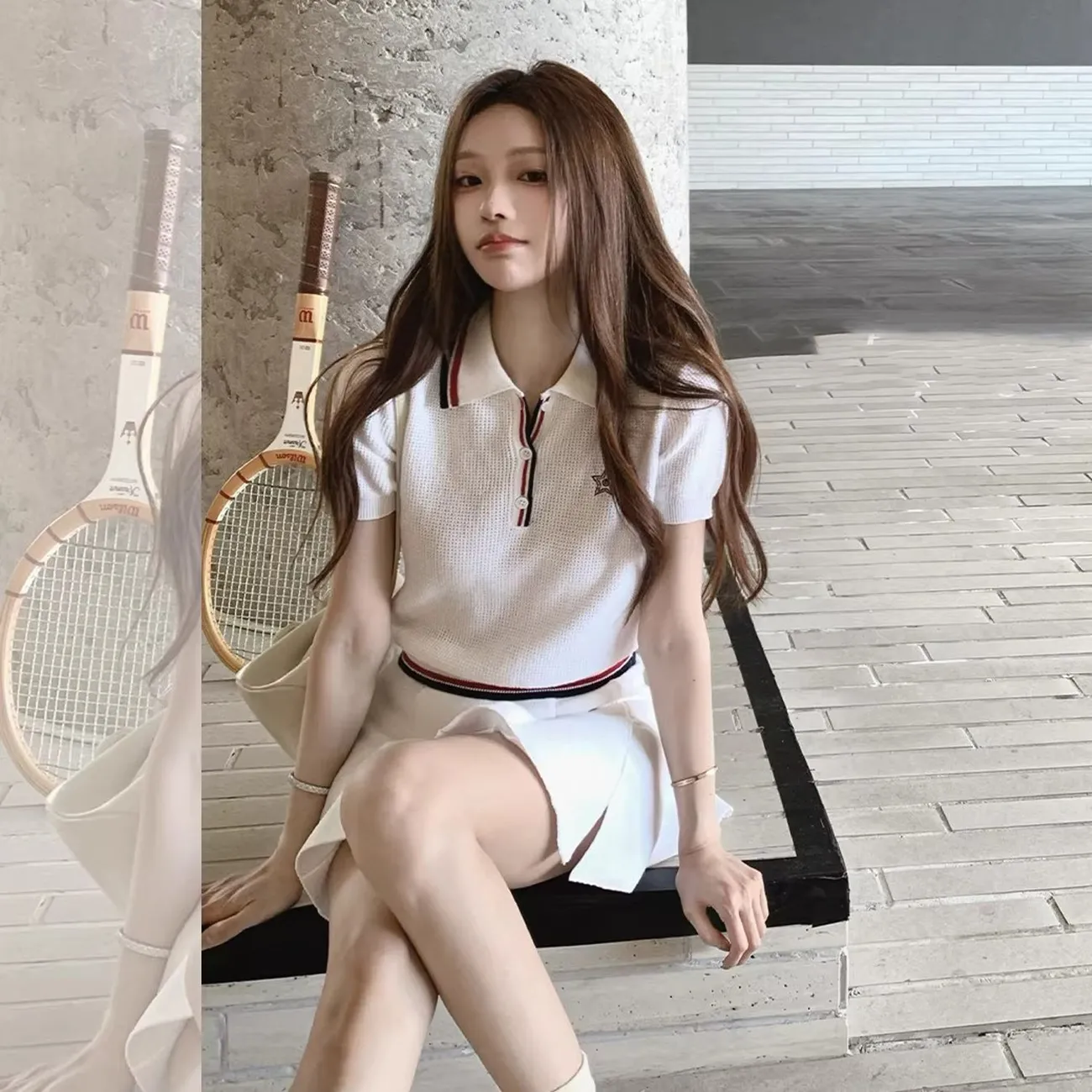 Conjunto de Falda y Top de Gol - Golf Equipment Women reseña y precio