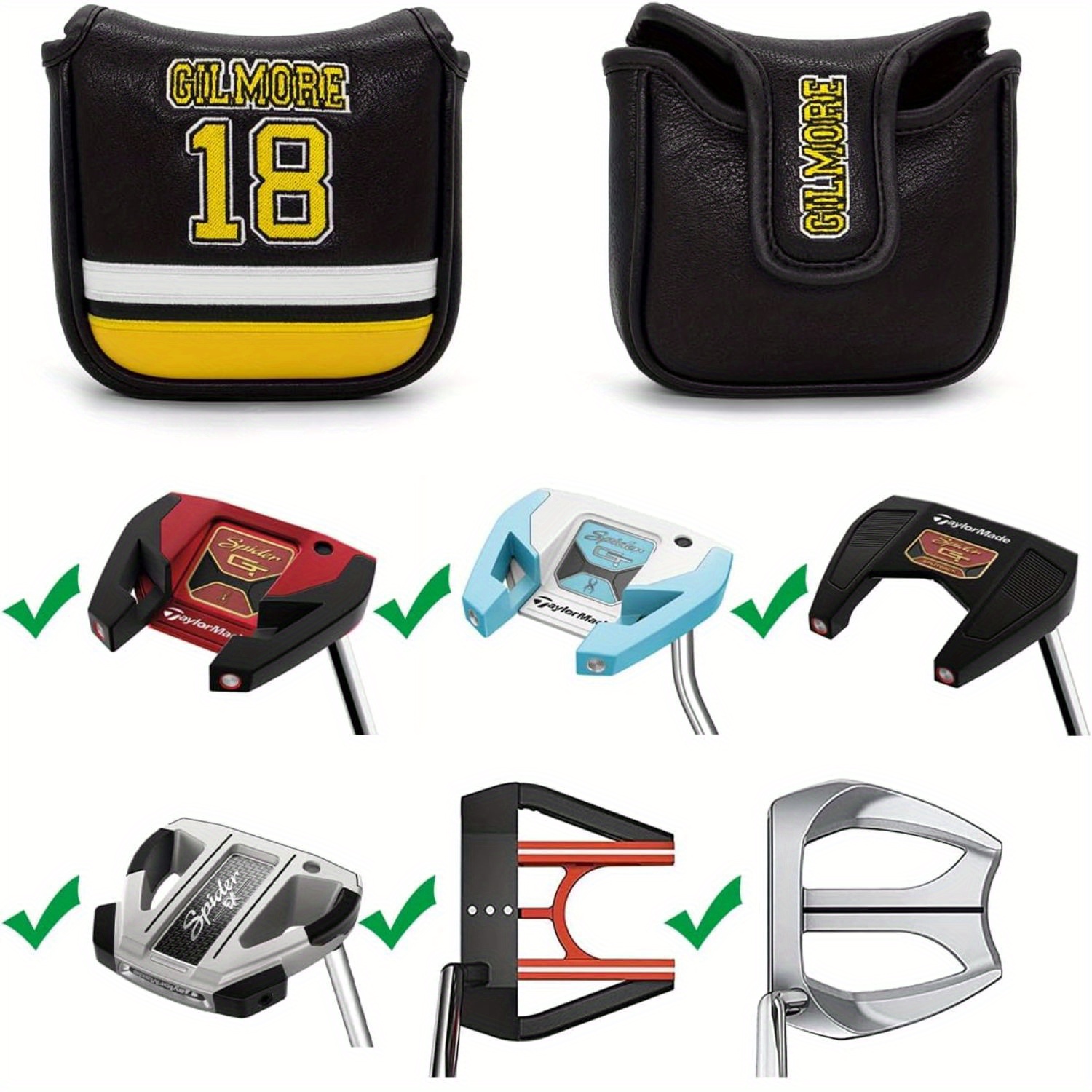 Divertida funda para cabeza de - Putter Mallet Blade reseña y precio