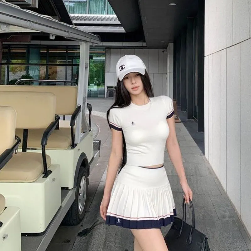 Traje de Dos Piezas Coreano de - Golf Equipment Women reseña y precio