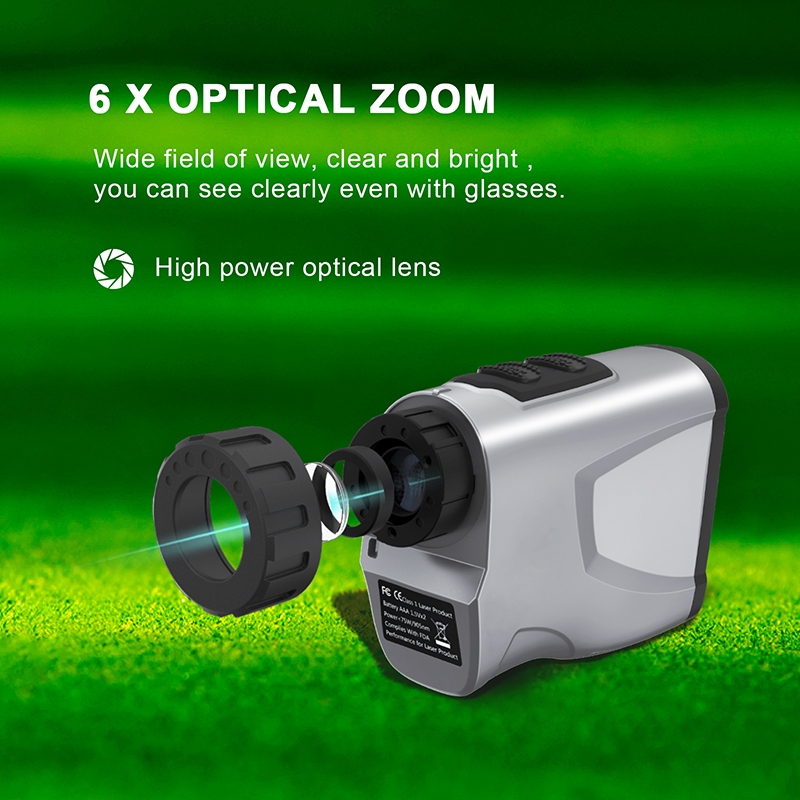 Telémetro de caza Medidor de d - Rangefinder Laser Golf reseña y precio