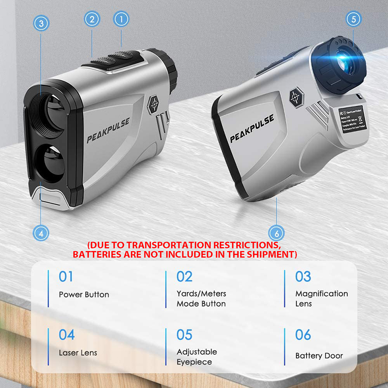 Telémetro de caza Medidor de d - Rangefinder Laser Golf reseña y precio