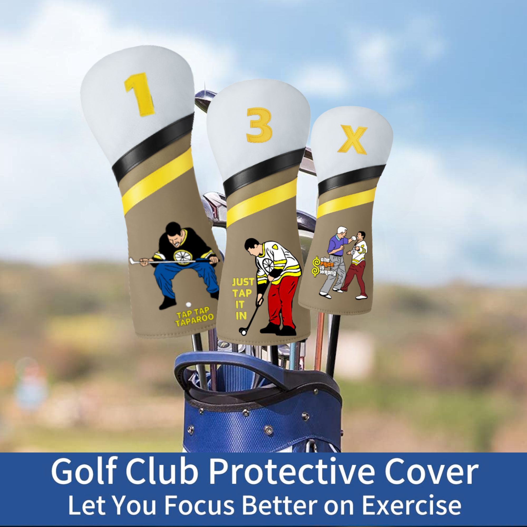 Divertida funda para palos de  - Putter Mallet Blade reseña y precio