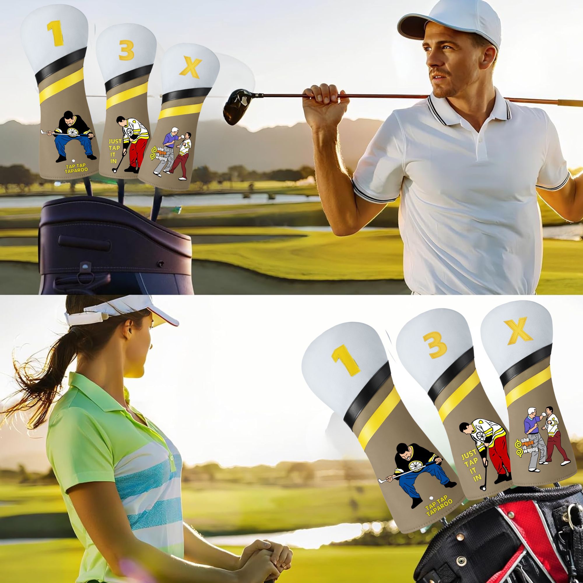 Divertida funda para palos de  - Putter Mallet Blade reseña y precio