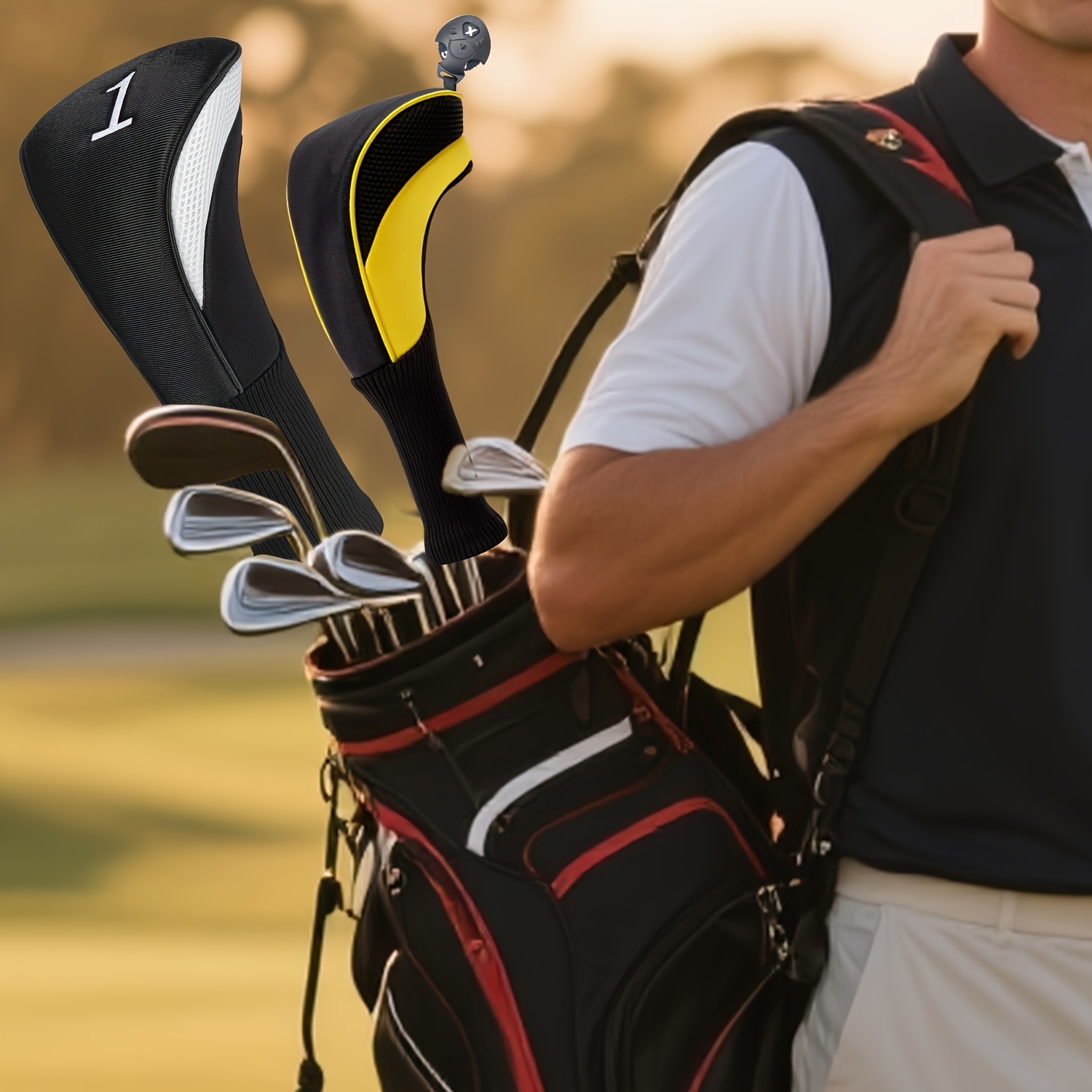 5 fundas para cabezas de palos - Golf Equipment Cabinet reseña y precio