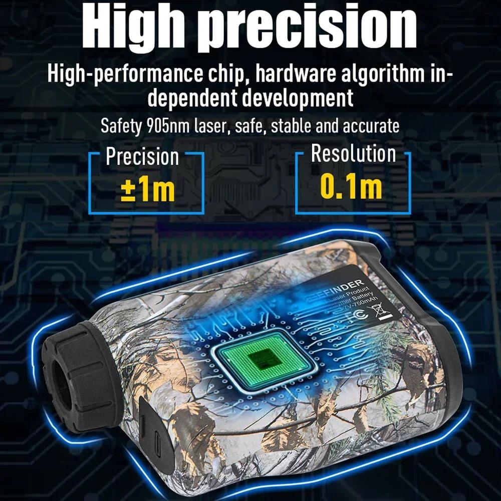 Telémetro láser para caza, tel - Rangefinder Laser Golf reseña y precio